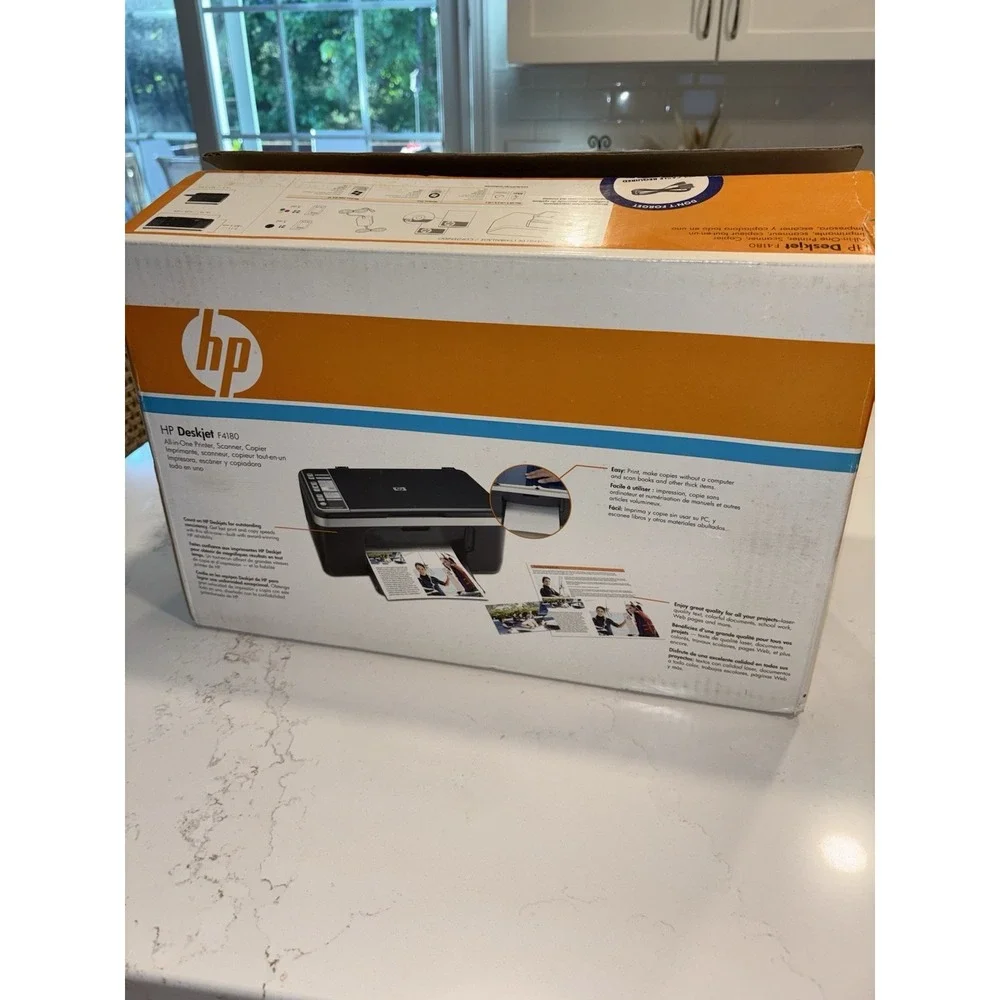 NEW HP Deskjet F4180 All-In-One Inkjet Printer - open box